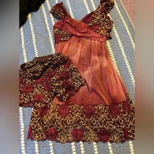 Girls KELLE DANCE  Competition Dress Costumer Embellished Crystals, Child S M